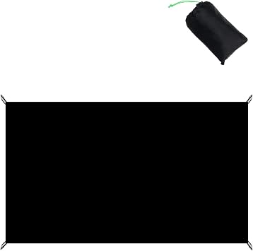 Wind Tour Multifunctional Tarp Waterproof with Carry Bag for Tent Ultralight Outdoor Tent Footprint for Ground Camping Hiking 47.2" x27.6"