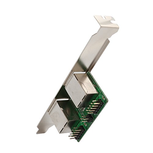 Image of I /O Crest SI-MPE24046 2-Port Gigabit Mini PCI-e Ethernet Network Interface Card