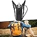 Running Hydration Backpack Hiking Daypack Lightweight Water Backpack Practical Rucksack Knapsack for Mountaineering Traveling, Black
