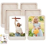 Ce que vous obtenez:Vous recevrez 6 cadre photo en bois joliment emballé dans une boîte. Ces cadres photo en bois peuvent être utilisés pour afficher vos photos avec différentes significations, comme décoration dans votre maison et montrez votre amour pour la vie.