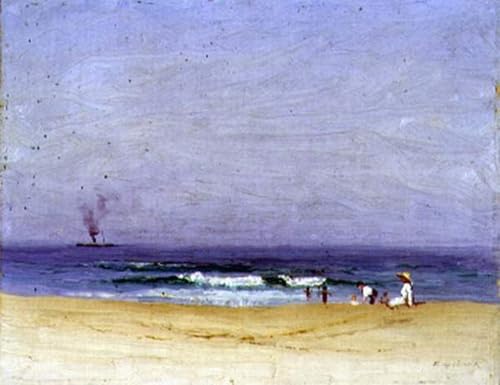 Imprimé sur toile sur la plage Elioth Gruner pour déco de bureau