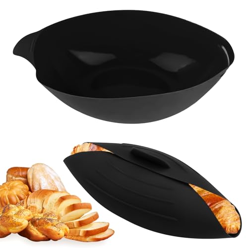 3 in 1 Brotbackform Oval, Brotbackform Silikon Brotformen, 24.5 × 9 cm Silikon Brotback Form, Mixen und Dünsten, Hitzebeständig Bis 230°C, Brotbackschale...