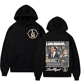 RQLNBOBZ Sudadera Plana de la Gira del álbum del Cantante Luis Miguel otoño/Invierno Moda Masculina Sudadera con Capucha de Hip Hop de Calle Sudadera con Capucha Unisex de algodón.