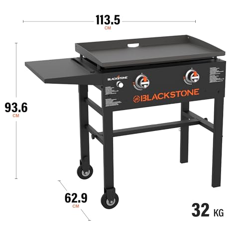 Bundle of Blackstone 28″ Griddle Tischgrill mit 2 Brennern + 50 mBar Regulator