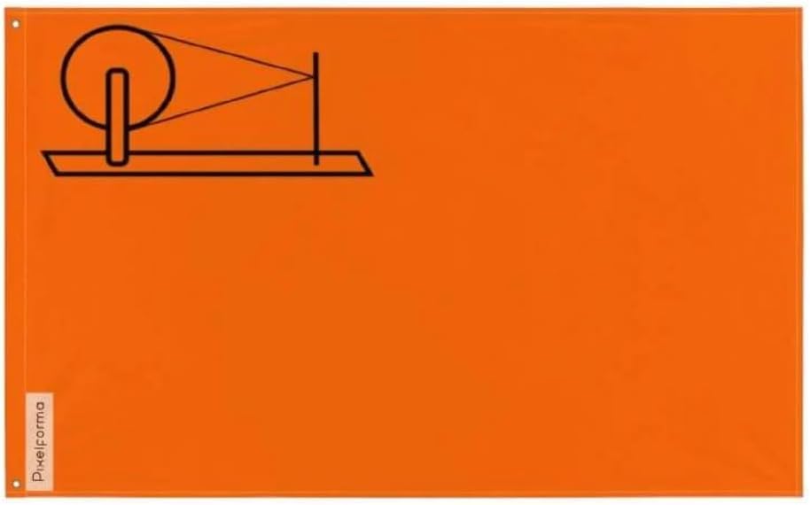 PixelformaFlag of India Unicolor proposed in 1931 and Not adopted in several sizes 100% Polyester Print with Double Hem 1. No eyelets 14x21cm
