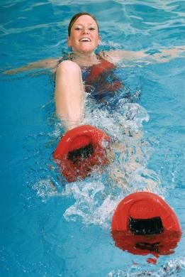 BECO Aqua Twin II Aqua Fitness Aquajogging Aquagymnastik Aquafitness, Gr. S ROT