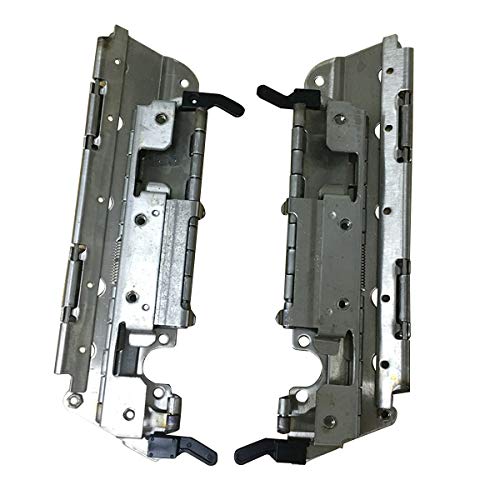 Kit de herrajes y cerraduras para alforjas para Harley Touring 1993-2013 con cubiertas de cierre negras mate miniatura 6