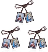 KOMI KOMI Virgin Mary Figurine with LED Base, Laser Engraved Christian Home Gift