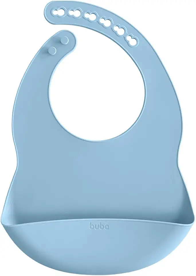 Buba Babador Pega Migalhas Em Silicone - Azul -