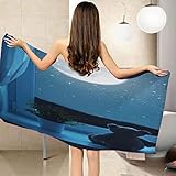 🏝️【Toalla de baño de alta calidad】 Nuestras toallas de baño son muy absorbentes, suaves y agradables para la piel, cómodas y transpirables, telas lujosas, la arena no se adherirá a ellas. Las toallas de baño están diseñadas con estampados elegantes, que son muy adecuados para el día a día. usar. También se puede utilizar como manta.