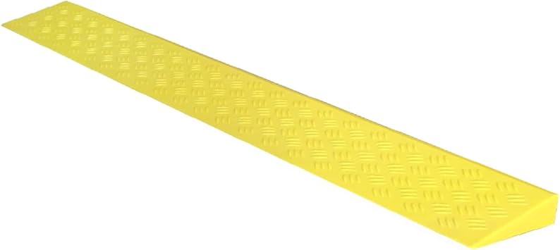 WORDFUN Door Step Ramp, Plastic Indoor Ramp, Portable Threshold Ramps for Sweeping Robot, Wheelchair Ramps, Curb Ramps for Bathroom, Porch Scooter, Bike, Motorcycle