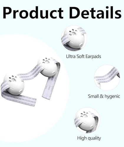 Image of Baby Ear Muffs, 1 Set Baby Travel Essentials, Ear Muffs for Babies, Adjustable Headband Soft Ear Protection for Infants Toddlers Lightweight for Travel Sleep