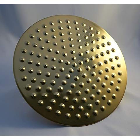 8" Euro Rain Shower Head in Polished Brass Cover