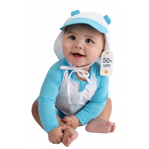 Image of Cuddle Club One-Piece Sunzies Swimsuit UPF 50+ Sun Protective Sunsuit