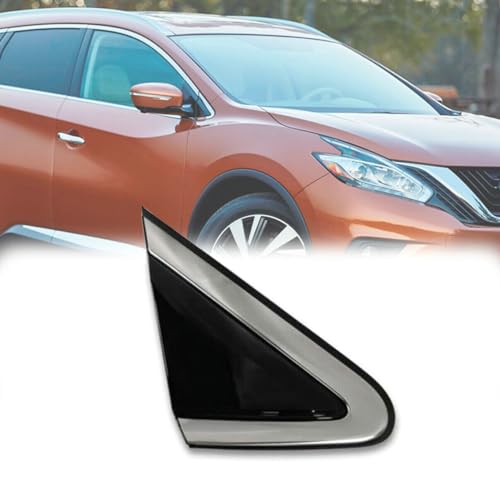 Car Side Mirror Corner Triangle Flag Molding Fender Trim 96318-5BC0A For Nissan Murano 2015 2016 2017 2018 (Right(Passenger) Side)