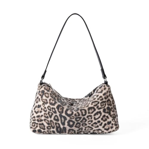 Sac à main Hobo pour femme avec fermeture éclair chic