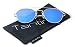 Tantino® Fashion Angled Flat Mirrored Lens Metal Sunglasses