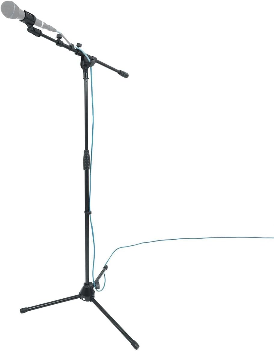 - RVMIC1 V2 Pro Audio Tripod Microphone Stand, Telescopic Boom, All-Metal Joints, Steel, Universal, Perfect for Studio & Live Performances