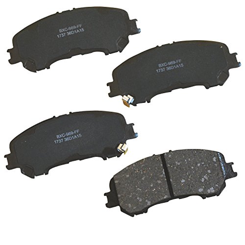 Image of Bendix Premium SBC1737 Ceramic Front Brake Pads for Nissan Qashqai 2022-2017, Rogue 2020-2014, Rogue Sport 2022-2017, X-Trail 2020-2017, Renault Koleos 2020-2016