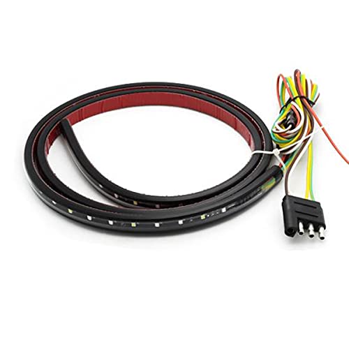 Partsam 60" 90LED Tailgate Light Bar Red White Backup Reverse LED Strip Turn Signal Brake Stop Indicator Tail Light Replacement for most Cars, Trucks, SUV, RV, VAN, Trailers