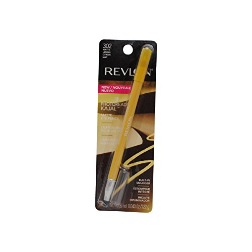 Revlon PhotoReady Kajal Eye Pencil, 302 Matte Lemon (Pack of 2)
