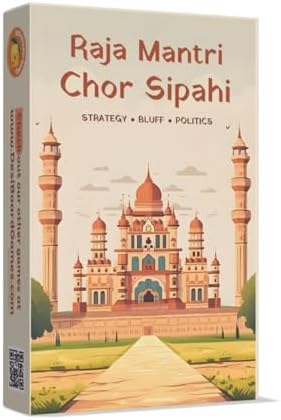 Raja Mantri Chor Sipahi Board Game For Adults | Light Strategy | Bluffing