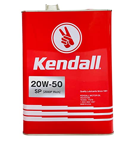 Kendall(�P���h��) GT-1 �R���y�e�B�V�����G���W���I�C�� ���L�e�b�N�E�t�H�[�~���� 20W-50 1�K����(3.78L)