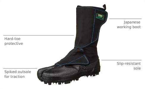 Amazon.com | Samurai market Japanese Working Spiked Hard-Toe Boots