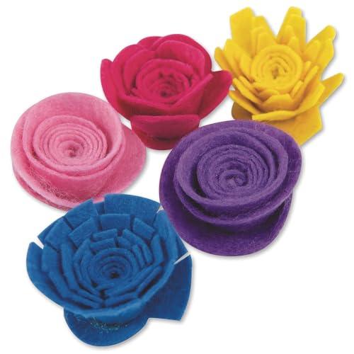 Spirales en feutre S&S Worldwide FA3450 lot de 96 pièces pour loisirs créatifs