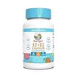 MaryRuth Organics Calcium with Vitamin D3 & Vitamin K2 | 1 Month Supply | Calcium Supplement | Bone Support | Calcium with Vitamin D3 K2 Gummies | Vegan | Non-GMO | Gluten Free | 30 Count