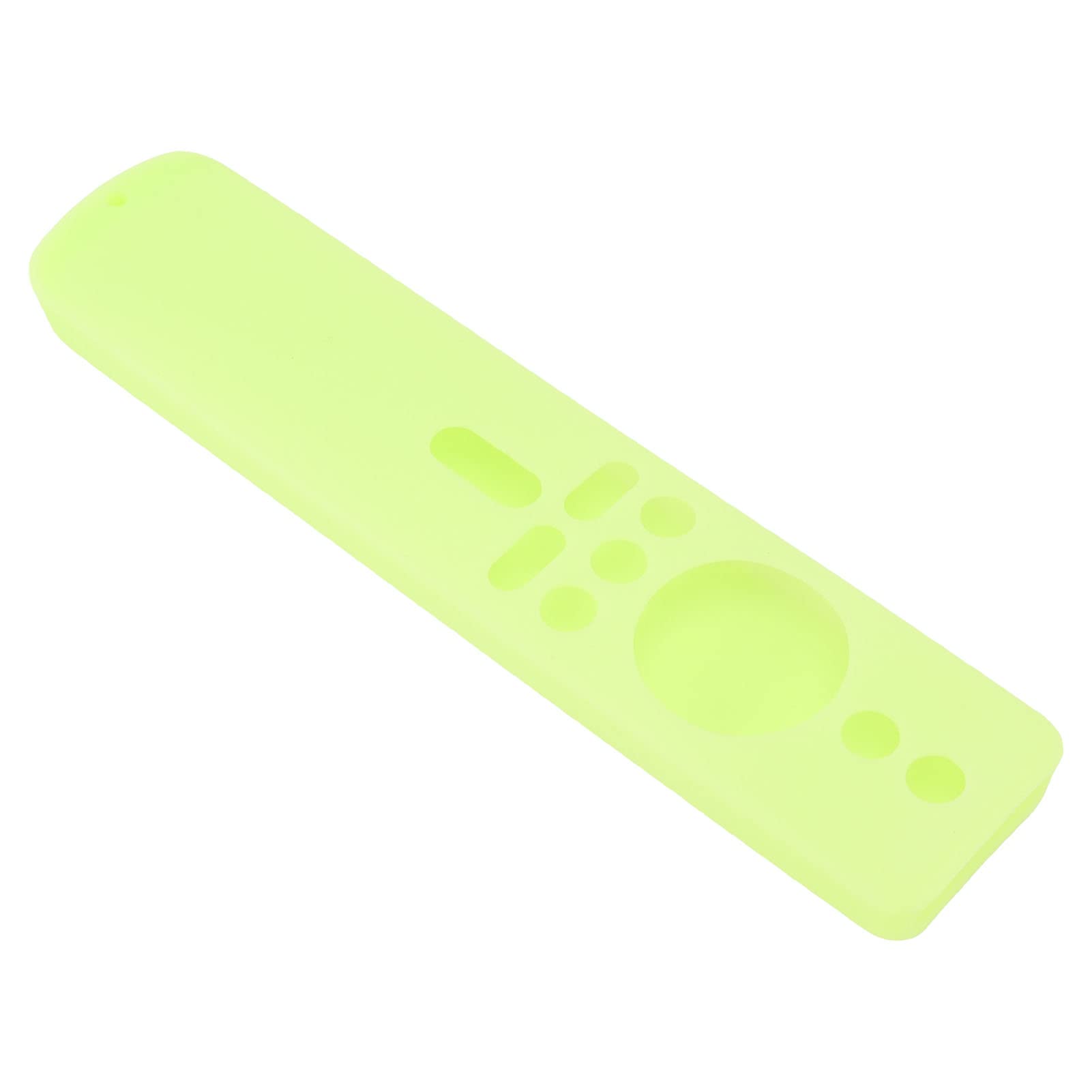 Funda Protectora de Silicona para TV Stick 4K, Funda de Mando a Distancia Antideslizante con Cordón (Verde Fluorescente)