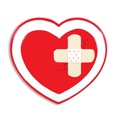 Amazon Com Grantwood Technology Personalized Christmas Ornaments Occupation Nurse Heart W Band Aid Home Kitchen