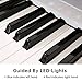 The ONE Digital Piano with Lighted-up Teaching Keys, Piano Keyboard 88 Keys with Hammer Action for Beginner/Professional, Full Size Weighted Keyboard with Piano Stand/3-Pedal Unit/APP, White