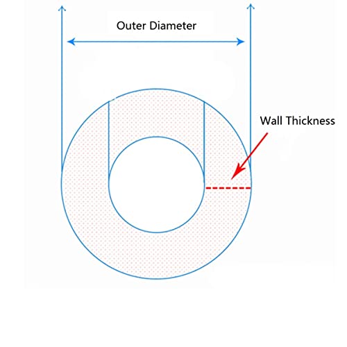 Tube rond en cuivre H65 de 21 mm de diamètre et 300 mm pour bricolage - 3