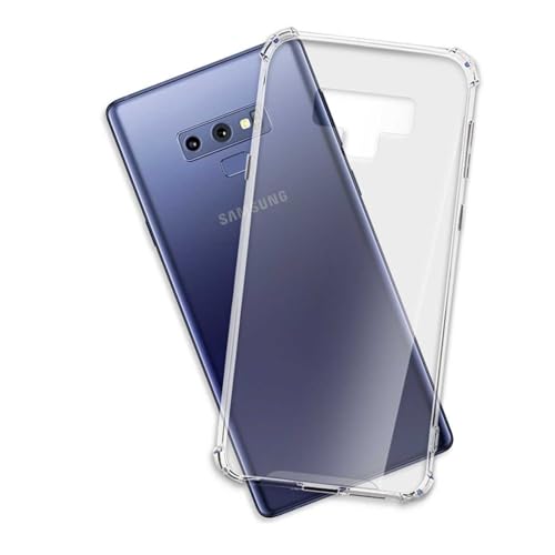 mtb more energy® Funda Crystal Armor para Samsung Galaxy Note 9 (N960, 6.4'')   Tapa Dura & Bordes Suaves   Esquinas reforzadas   Carcasa Anti Shock Cover Case Estuche