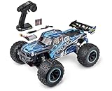 Carson 1:10 XS Tekuro 100% RTR grau/blau - Ferngesteuertes Auto, RC Buggy, inkl. Batterien und Fernsteuerung, Offroad Buggy, 40 km/h, Rc Outdoor