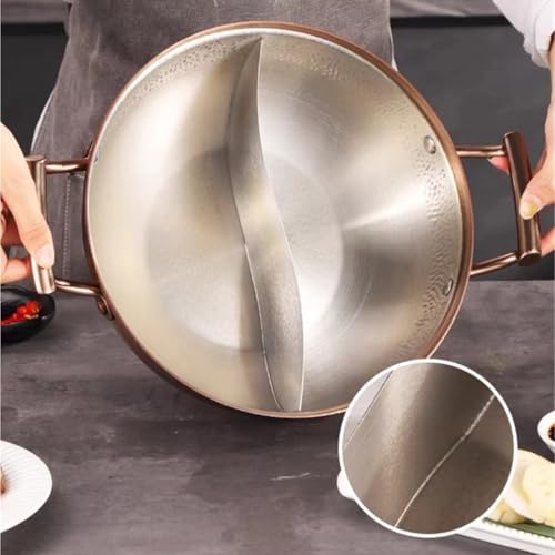 Olla para hot pot de acero inoxidable 26cm plata miniatura 3