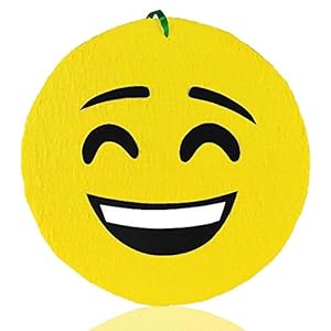 MagicPinatas Pinata Emoji om te vullen met snoep, ideaal piñata voor kinderverjaardagsspel, cadeau-idee, party…