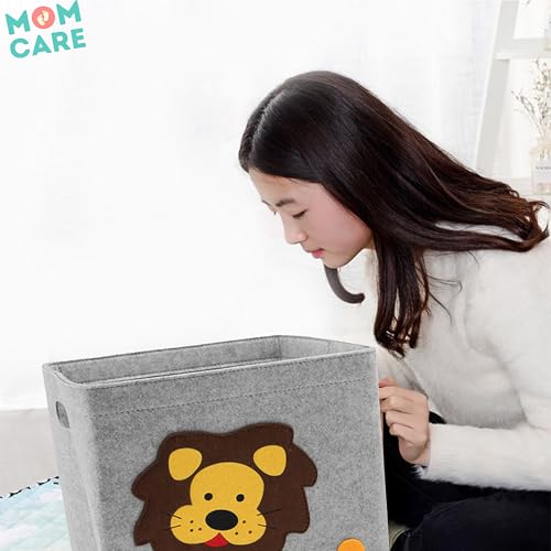 MOM CARE Baby Diaper Storage Organizer Nappies Bag For Mother Stylish Storage Bag For All Newborn Baby Products Nursery Basket -Pink (Grey)