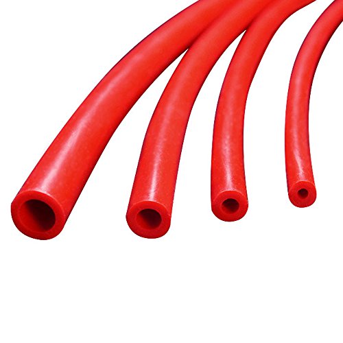 Upgr8 Universal 4mm/6mm/8mm/12mm Inner Diameter High Performance Silicone Vacuum Hose Kit (Red)