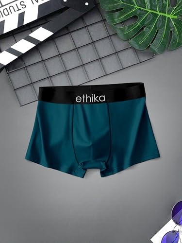 Image of Ethika Presents Plain Strechable Cotton Modal Underwear for Men (in, Alpha, L, Multicolour)
