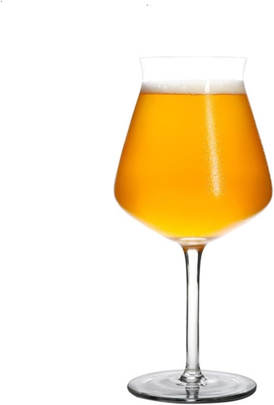 INLIMA Goblet Beer Glass, Tulip Goblet, Crystal Red Wine Cup