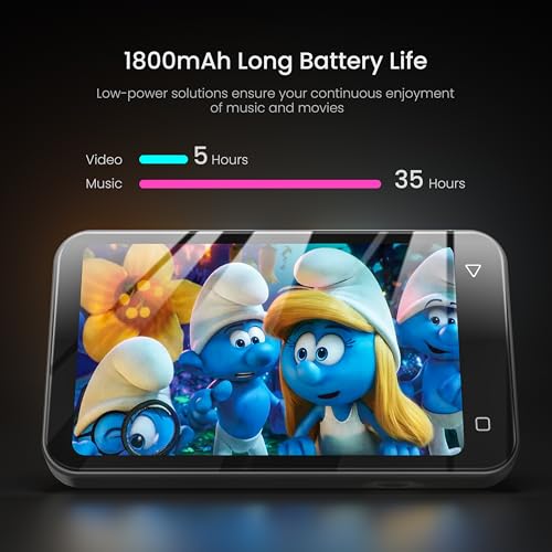 TIMMKOO Leitor de MP3 infantil de 80 GB com Bluetooth e WiFi, controles parentais, Spotify pré-insta