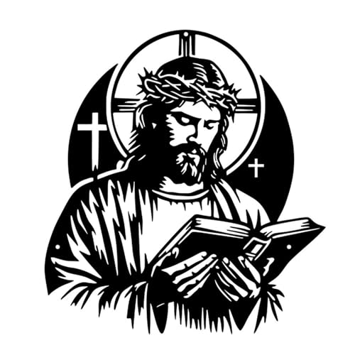 Sculpture murale moderne en métal sacré pour maisons contemporaines à suspendre pour salon, bureau, décoration religieuse en métal