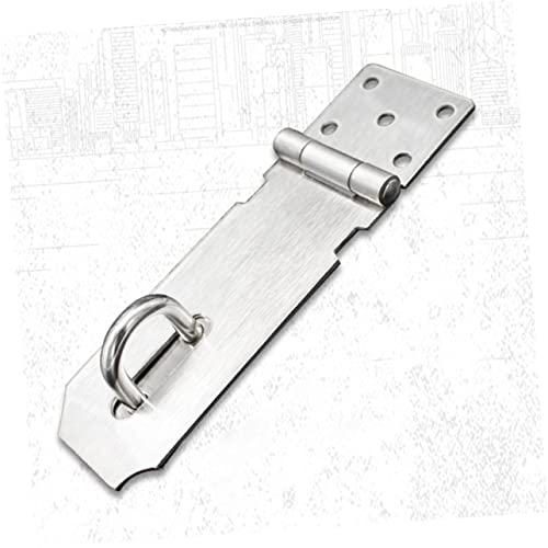 Image of DOITOOL 2pcs Padlock Hasp Door Clasp Latch Lock Stainless Steel Bolt Locks for Cabinet Gate Doors
