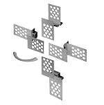 Tiled Magnetic Catches Access Panel Kit Control Hatch Inspection Service Screen MU1