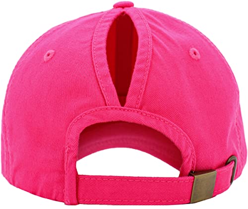 Image of Classic Plain Ponytail Messy High Bun Headwear Adjustable Cotton Trucker Mesh Glitter Hat Baseball Cap