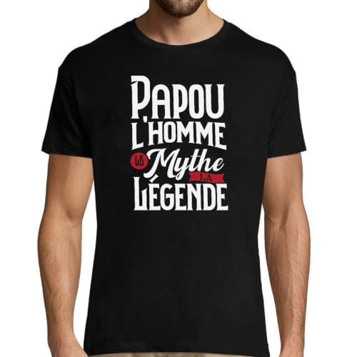 T-shirt homme Papou imprimé en France look décontracté
