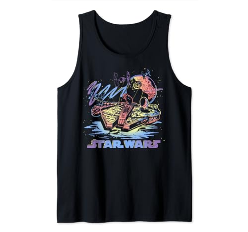 Débardeur Star Wars Millennium Falcon idéal pour les festivals d'été et look décontracté