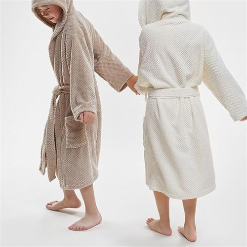 Length Clothes for Girls Long Sleeve Solid Color Belted Hoodie，Comfortable Soft Warm Loose Outfits Hooded2